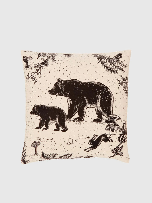 Animal Toile kuddfodral av ekologisk bomull