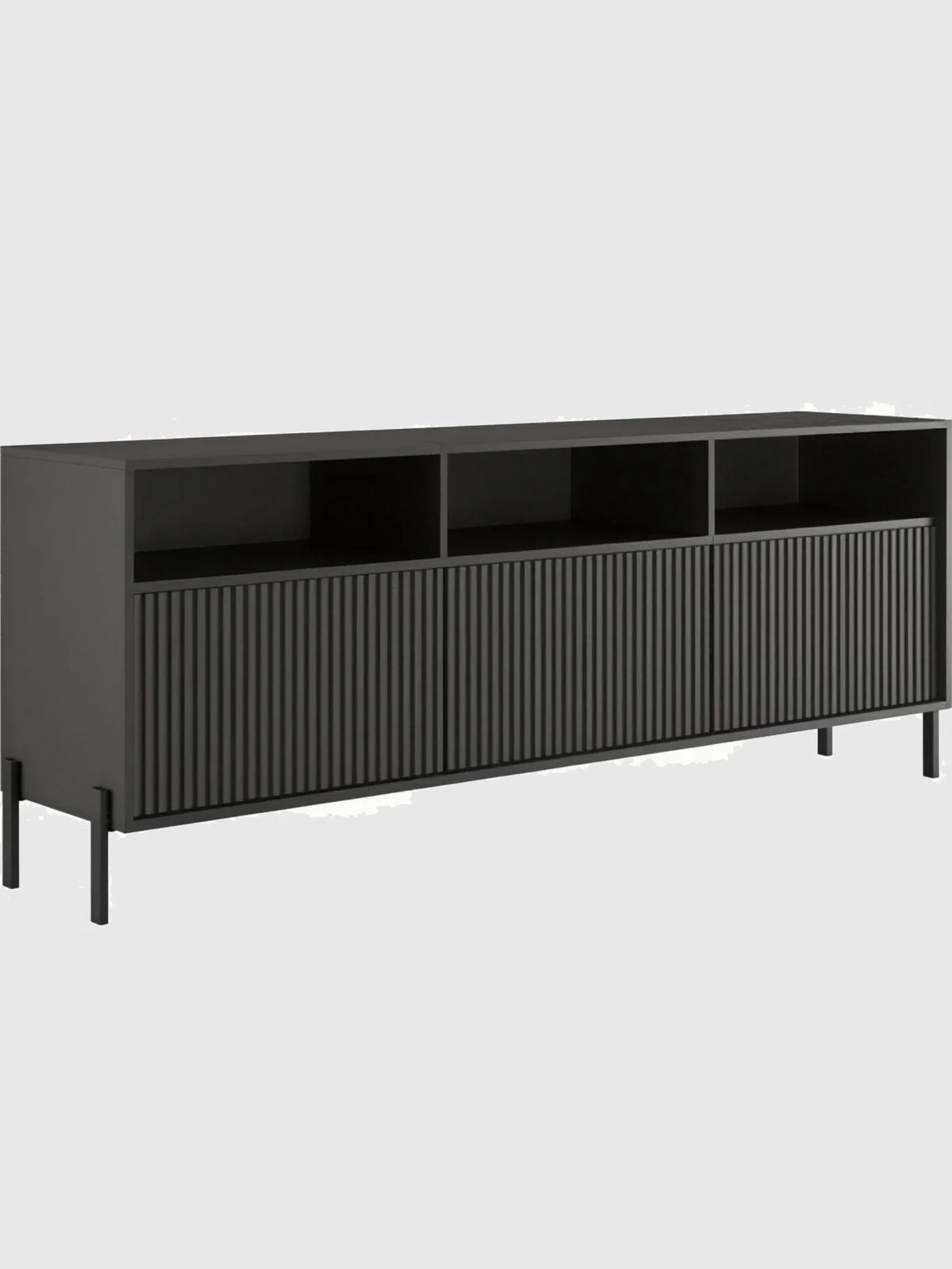 Skänk - Svart - B 180 cm