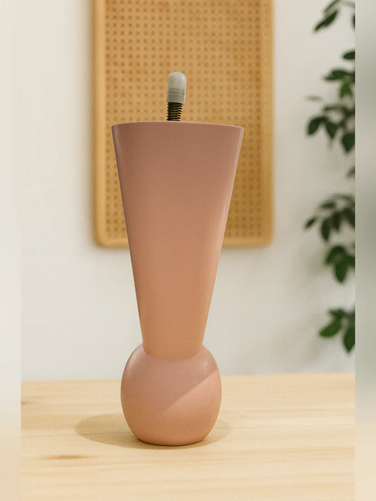 Övik ben för sängar och soffor i rosa