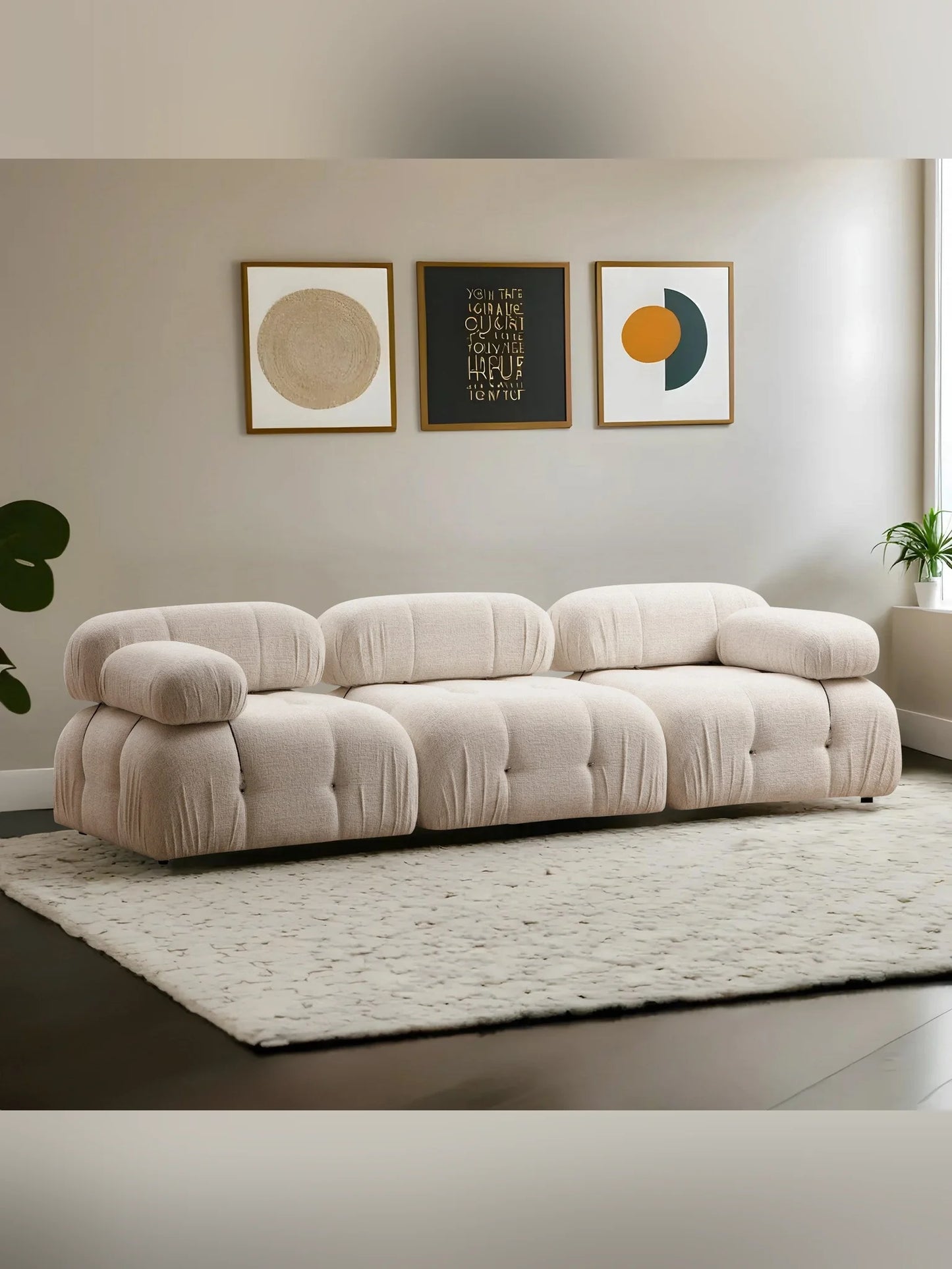 Bubble ( L1-O1-1R) 3-sits soffa