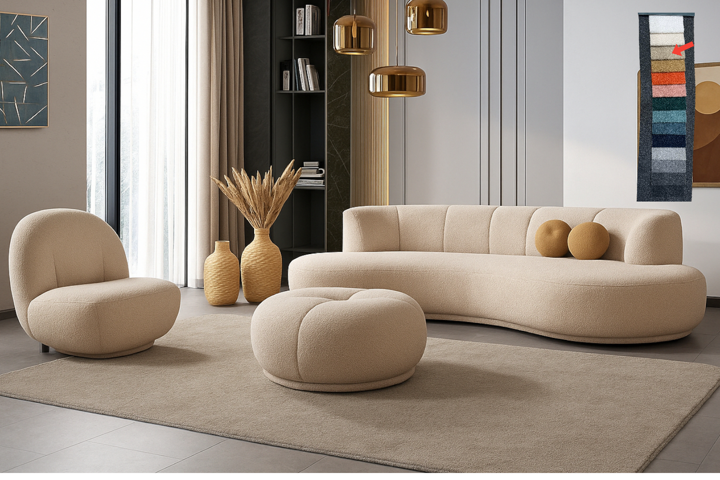 Carbon – Designsoffa - Teddy