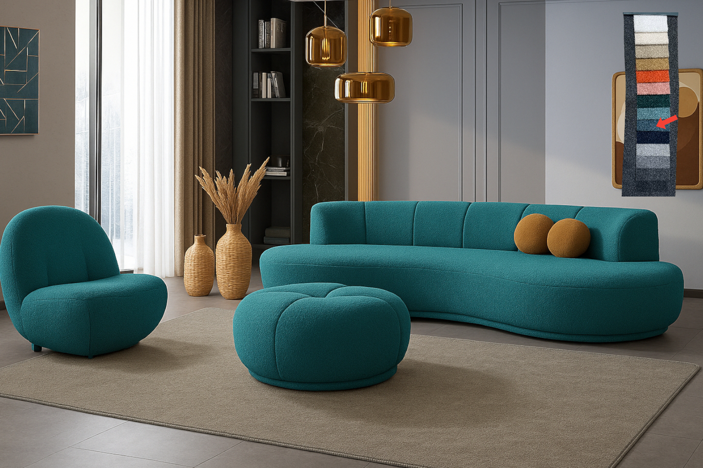 Carbon – Designsoffa - Teddy