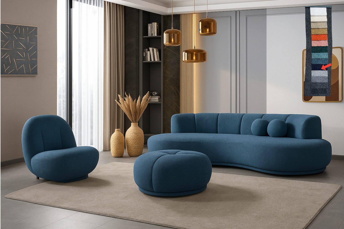 Carbon – Designsoffa - Teddy