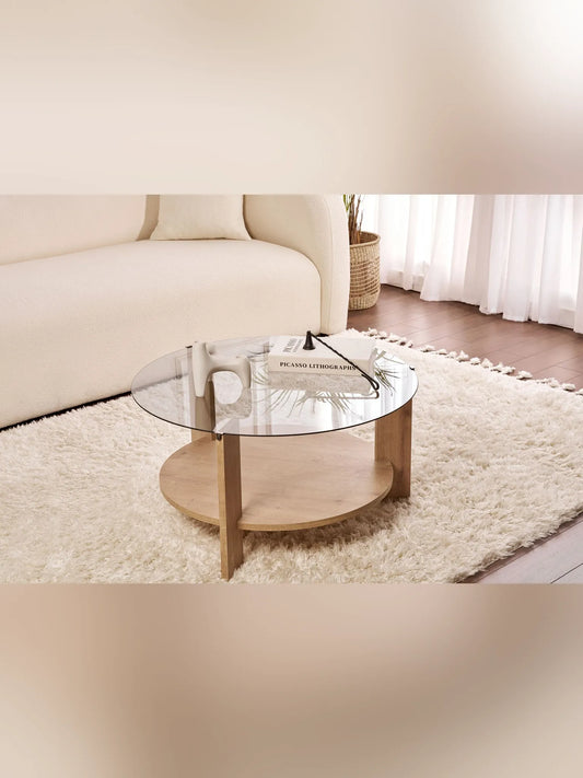 Clara Soffbord 75 cm - Sapphire Oak, Fume