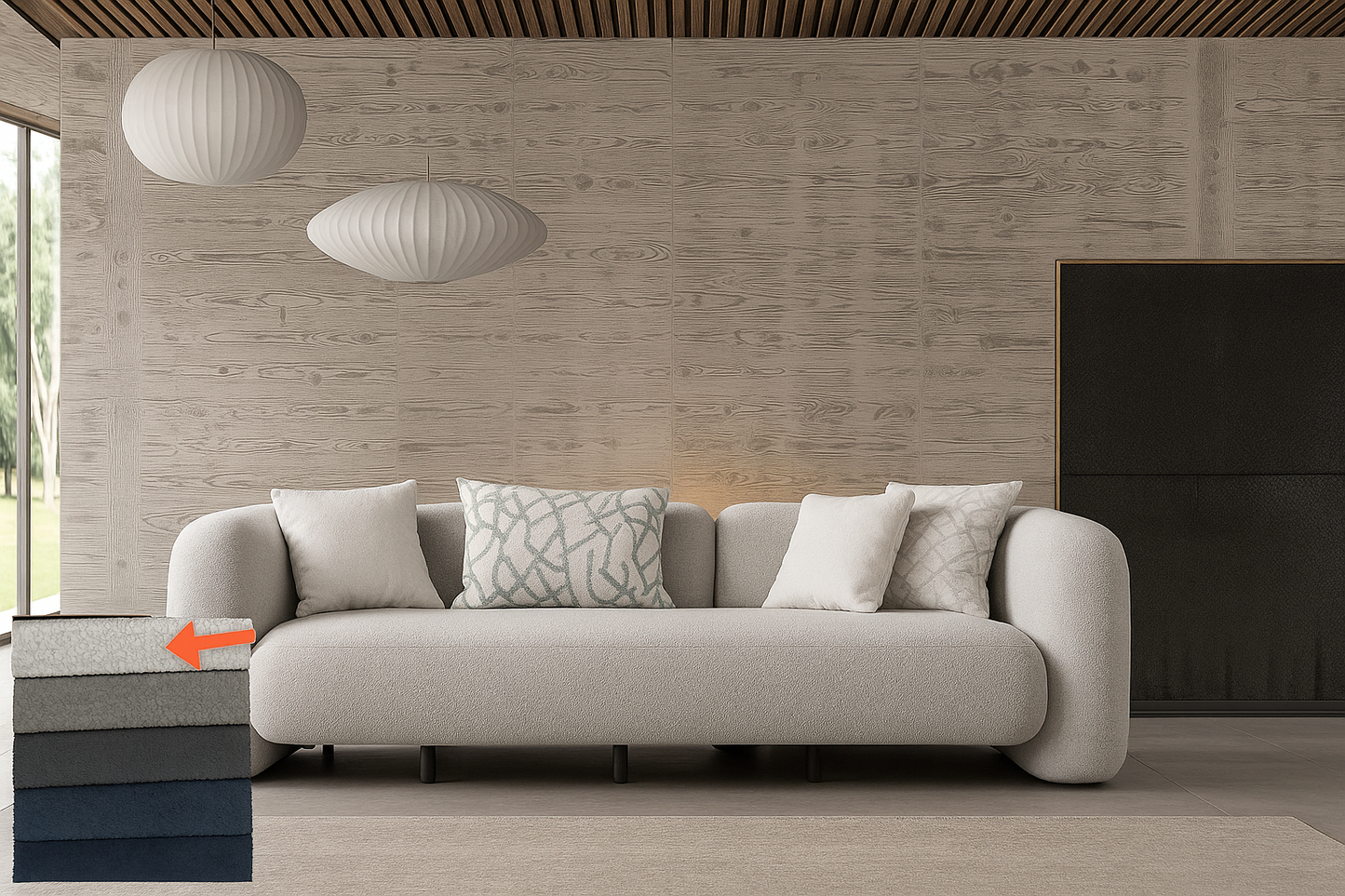 Soffserie Luna – Välj mellan 4-sits, 3-sits eller fåtölj