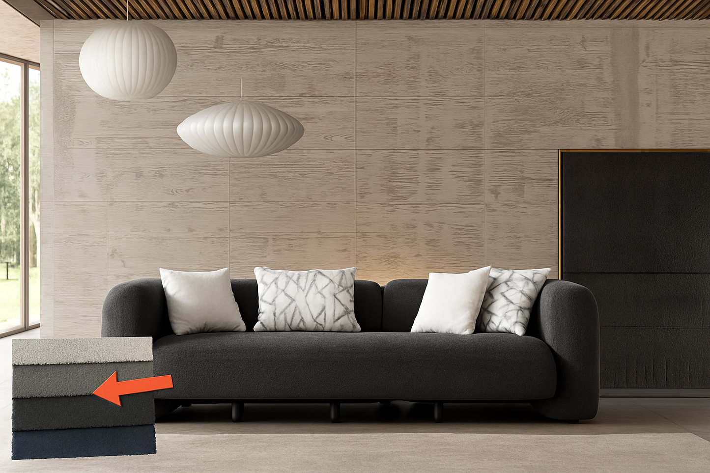 Soffserie Luna – Välj mellan 4-sits, 3-sits eller fåtölj