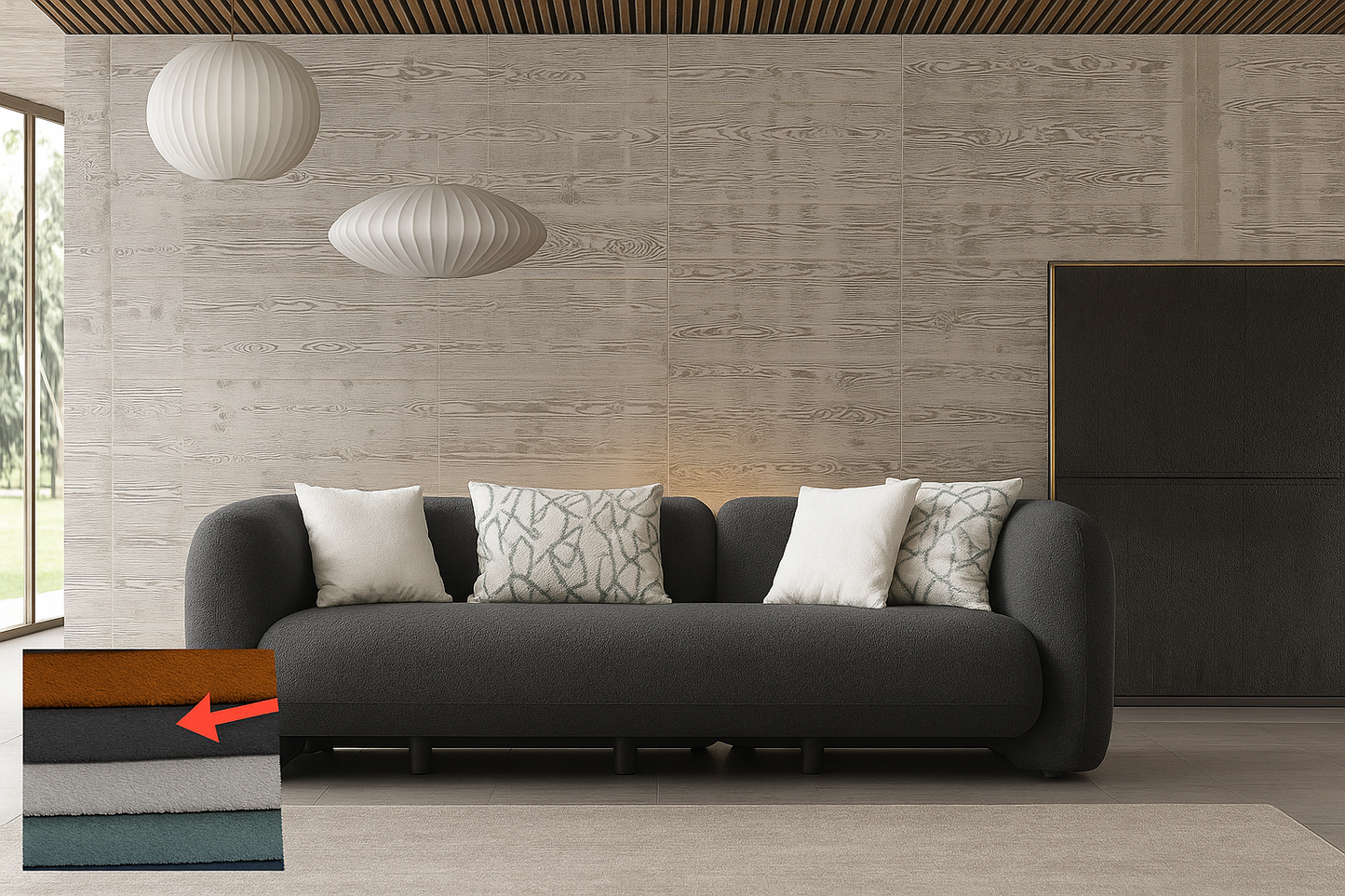 Soffserie Luna – Välj mellan 4-sits, 3-sits eller fåtölj