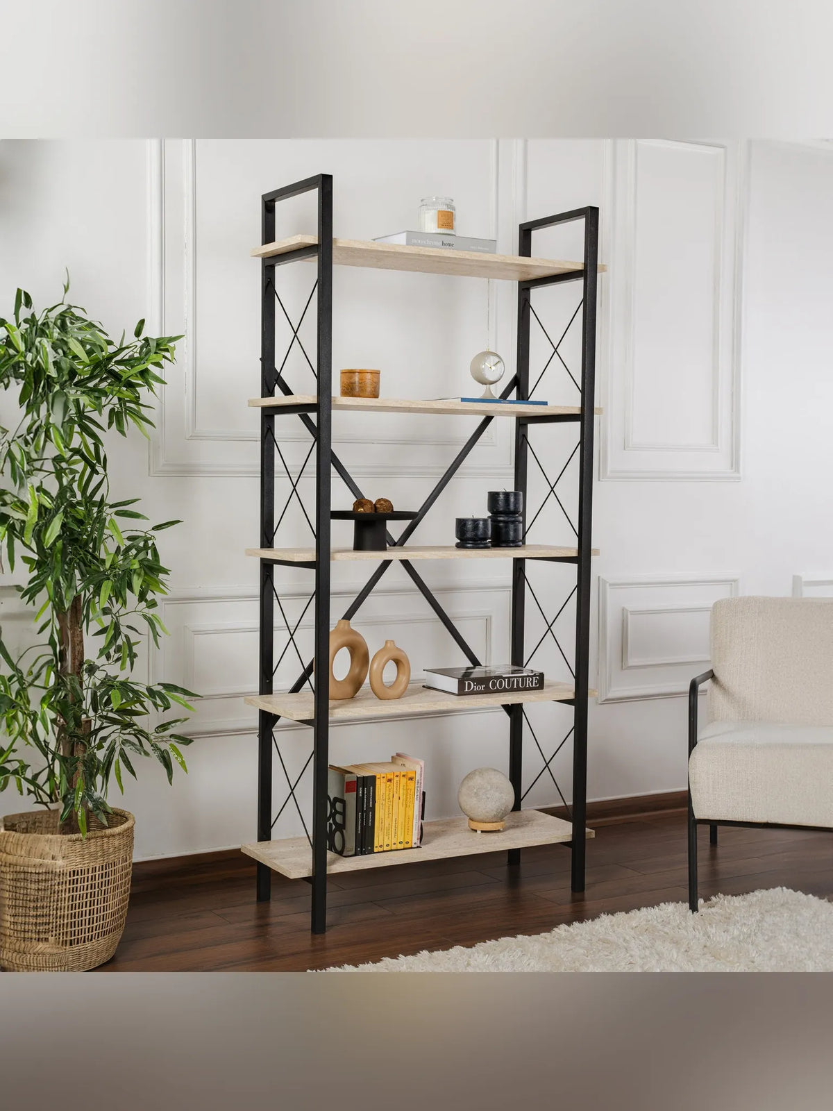 Elysian Hylla - Travertine, Black