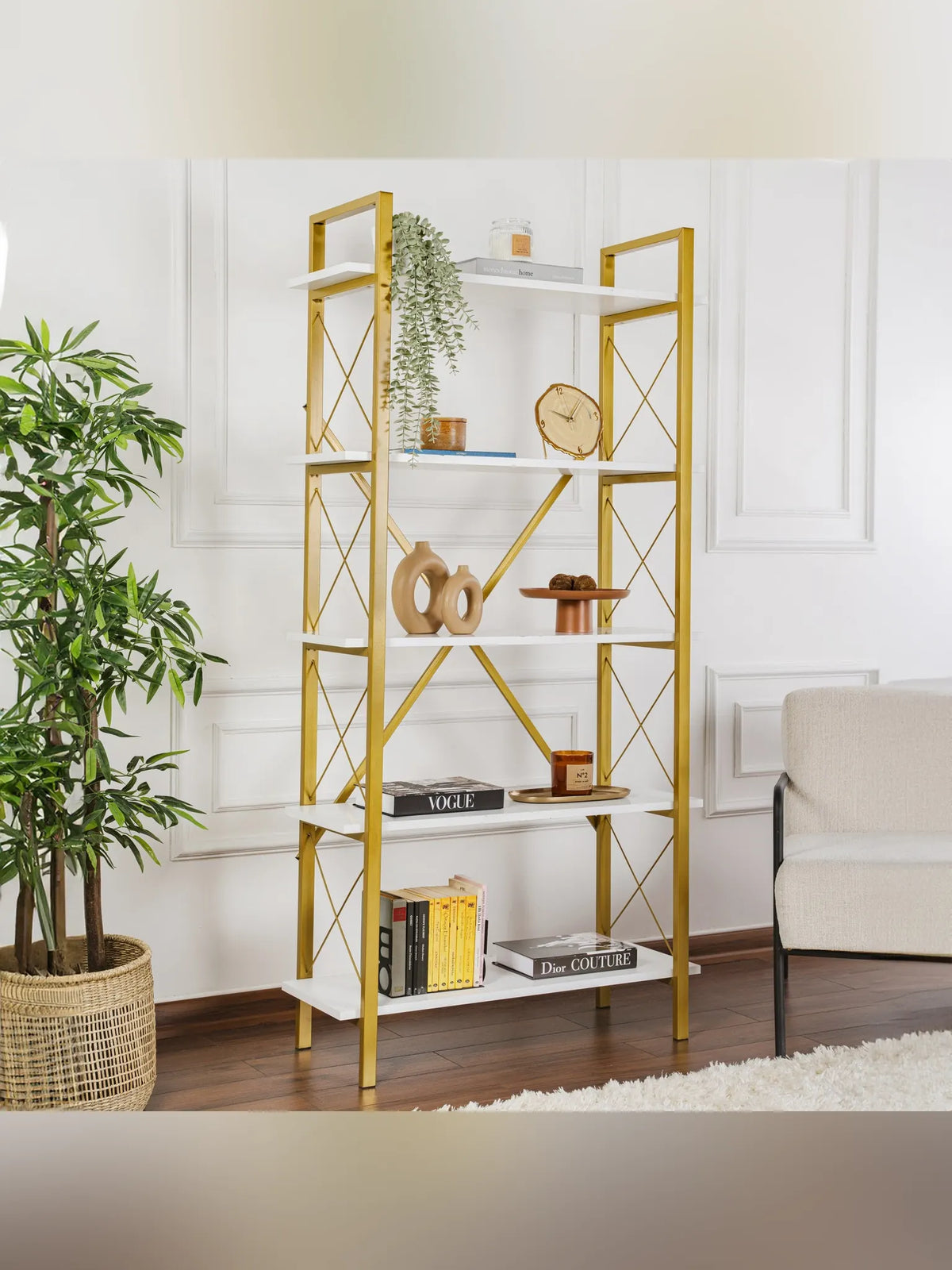 Elysian Hylla - White, Gold