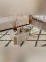 Flavio Soffbord 105x30 cm - Travertine