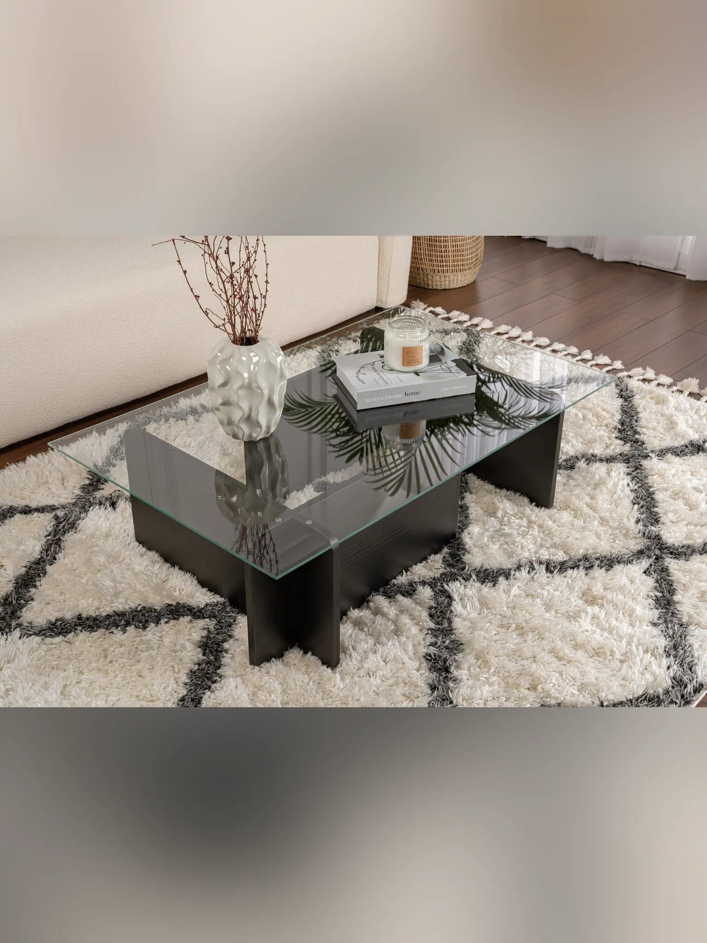 Flavio Soffbord 105x30 cm - Wooden Black