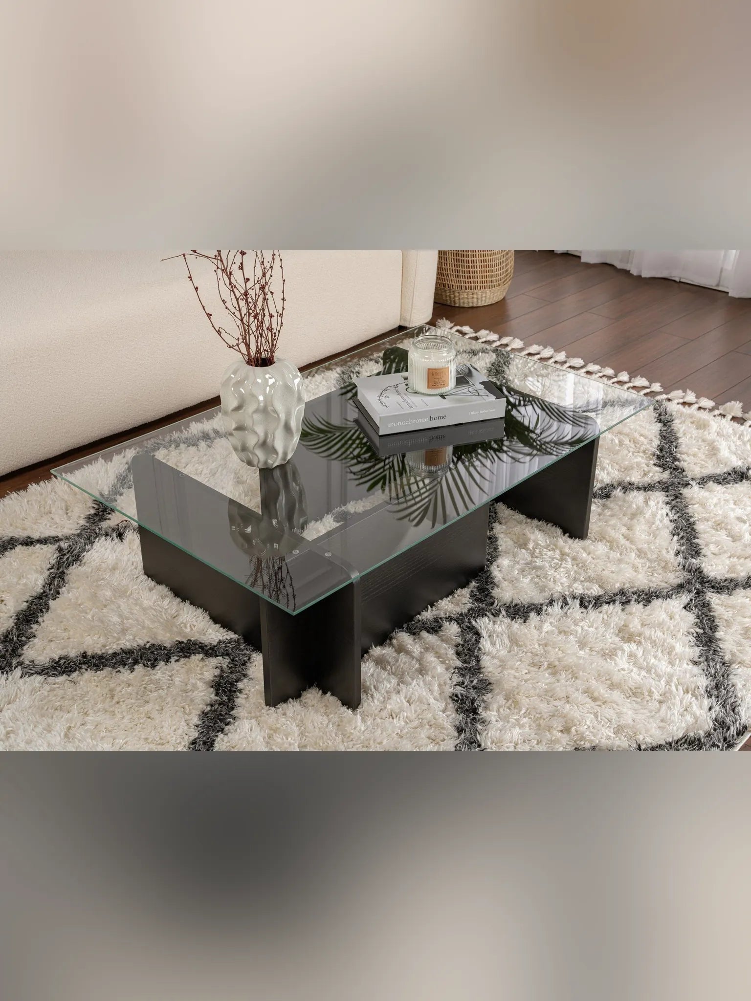Flavio Soffbord 105x30 cm - Wooden Black