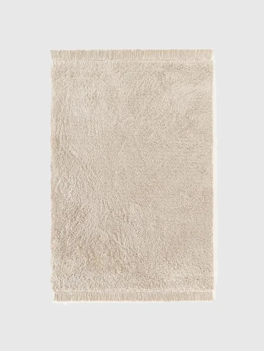 Fluffig matta med fransar - 195x300 cm