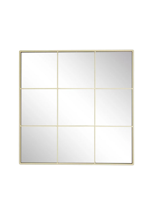 Fyrkantig väggspegel  i fönsterlook