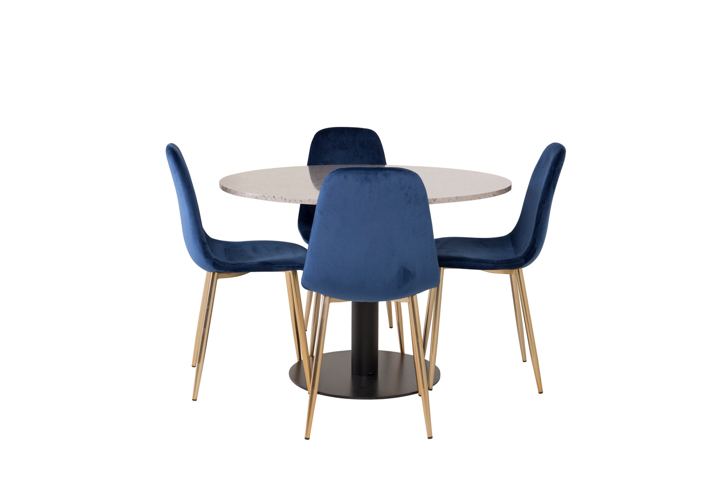 Razzia Matbord med Polar Stolarna – Bord: ⌀106 Stol: 52x86x44