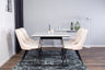 Estelle Matbord med Velvet Deluxe Stolarna – Bord: 74,5x140x90 Stol: 66x88,5x50