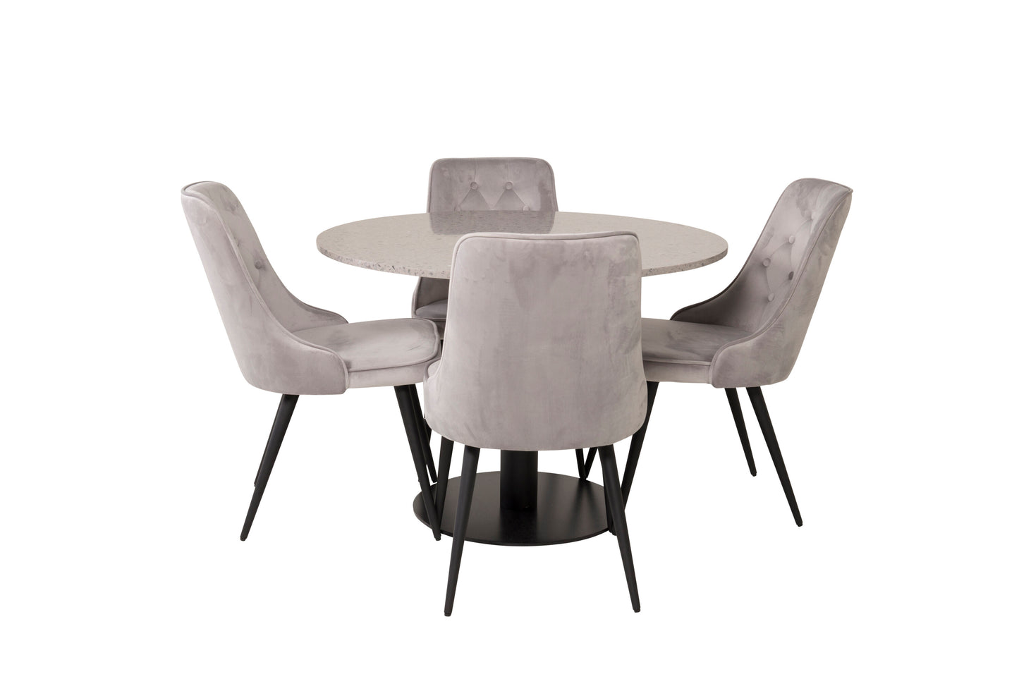 Razzia Matbord med Velvet Deluxe Stolarna Matgrupp