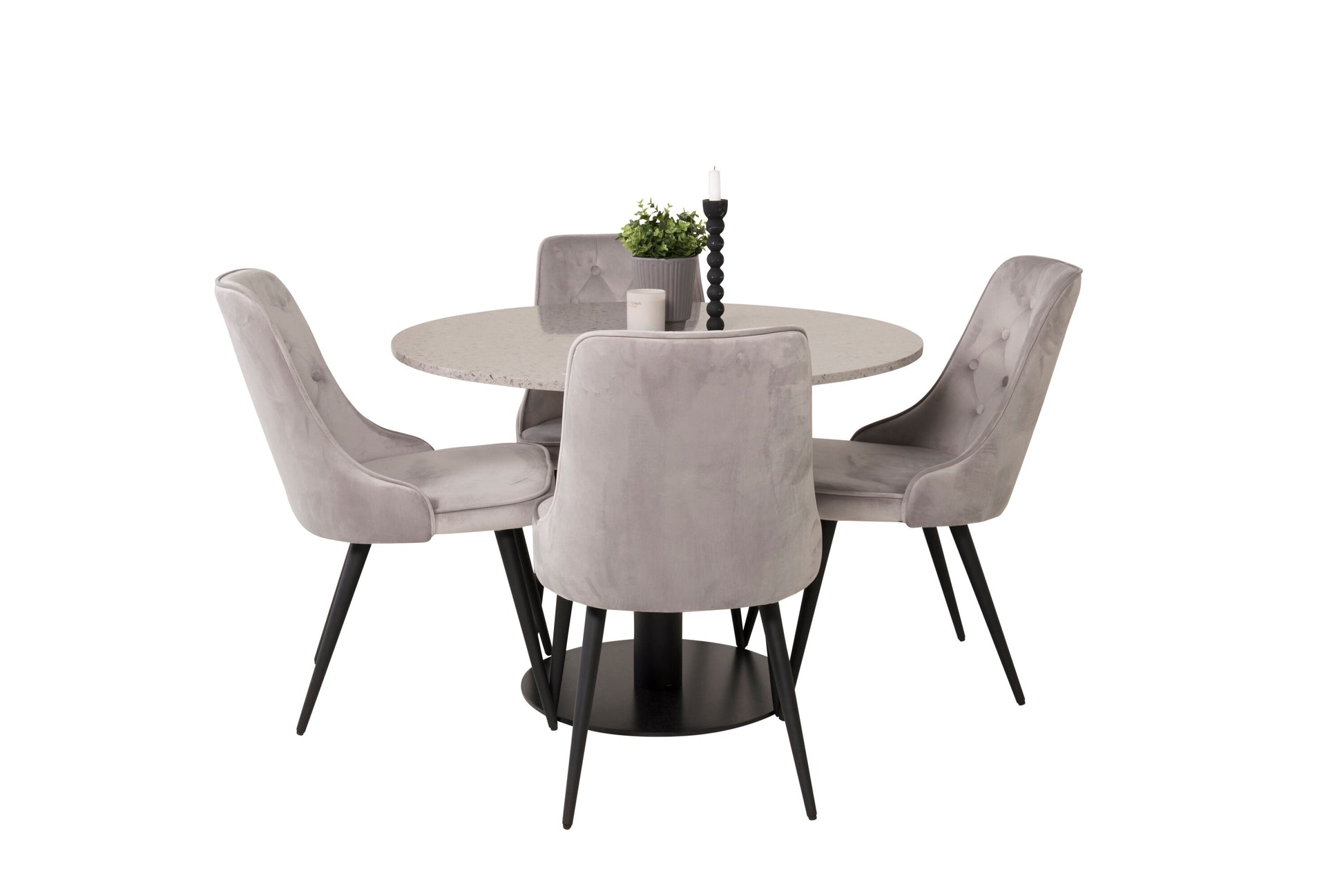 Razzia Matbord med Velvet Deluxe Stolarna Matgrupp