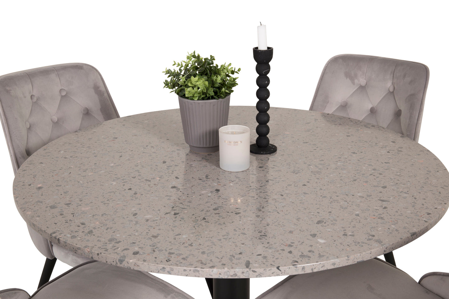 Razzia Matbord med Velvet Deluxe Stolarna Matgrupp
