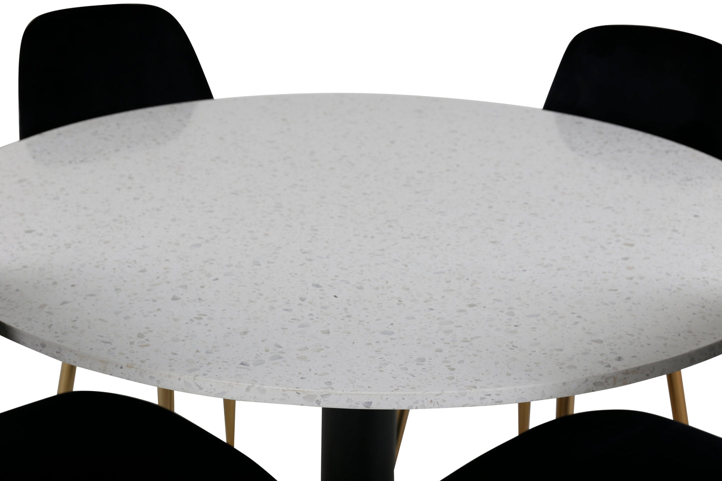 Razzia Matbord med Polar Stolarna – Bord: ⌀106 Stol: 52x86x44