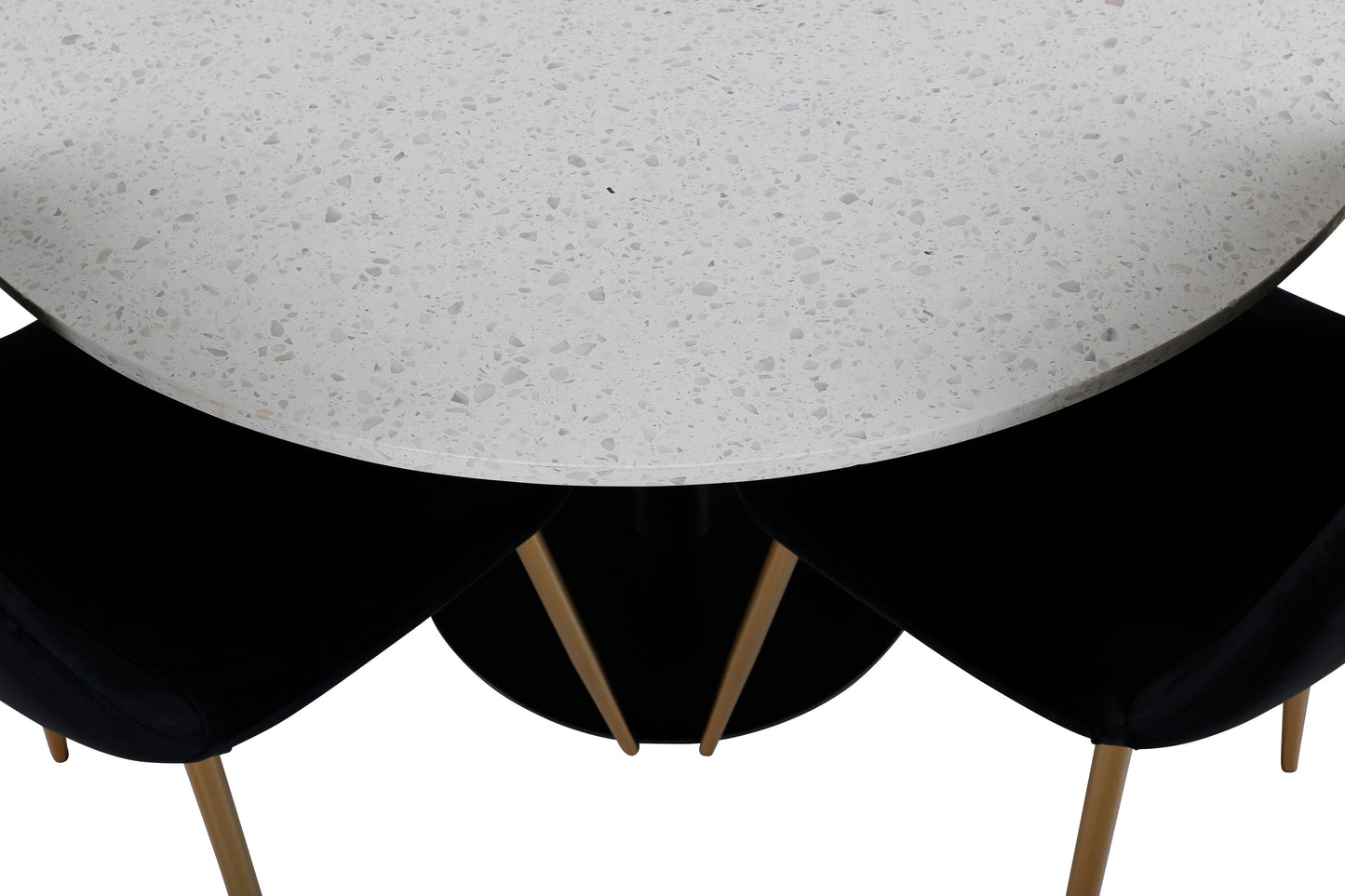 Razzia Matbord med Polar Stolarna – Bord: ⌀106 Stol: 52x86x44
