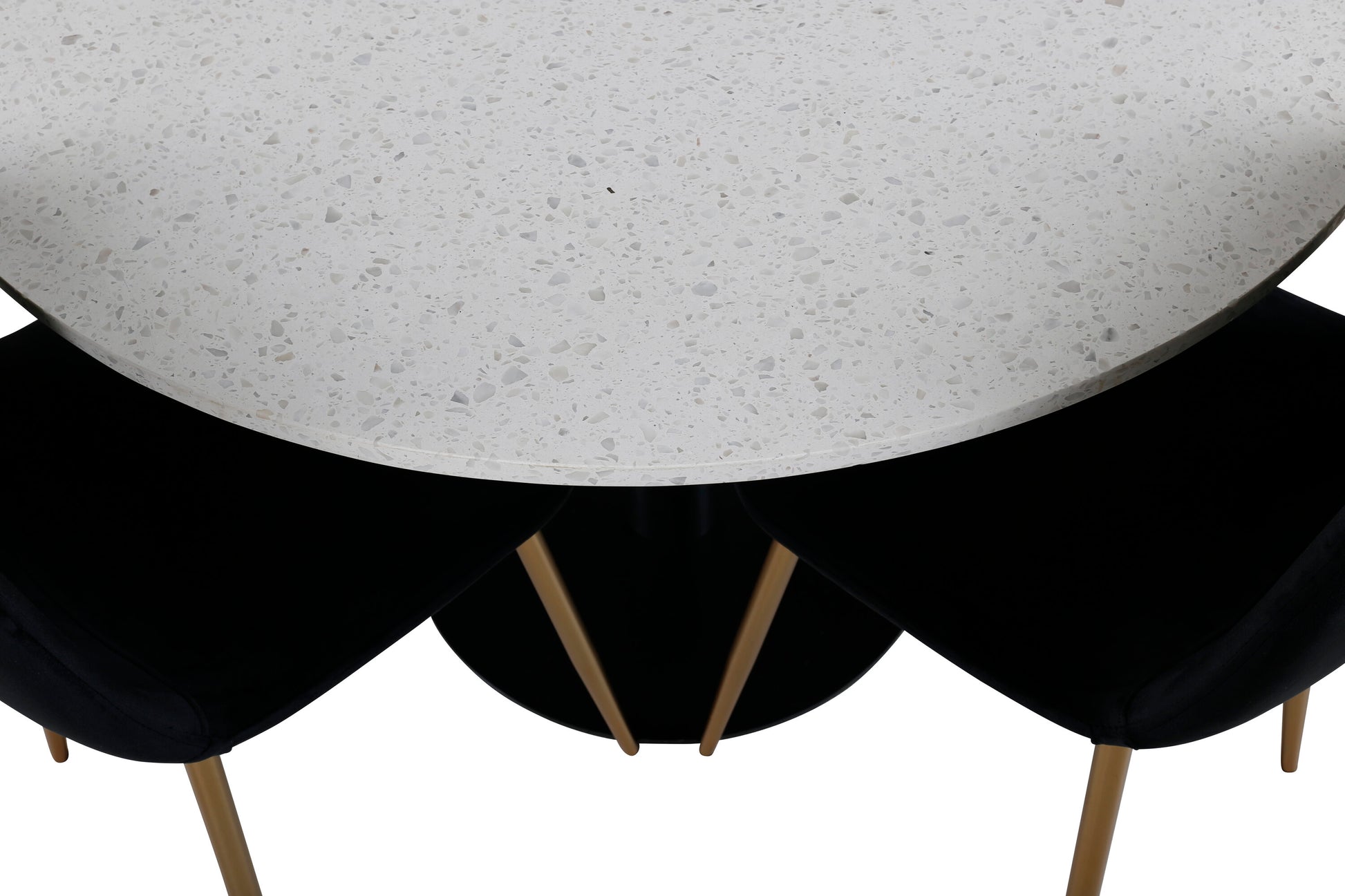 Razzia Matbord med Polar Stolarna – Bord: ⌀106 Stol: 52x86x44
