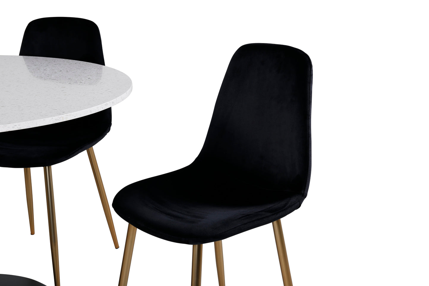 Razzia Matbord med Polar Stolarna – Bord: ⌀106 Stol: 52x86x44