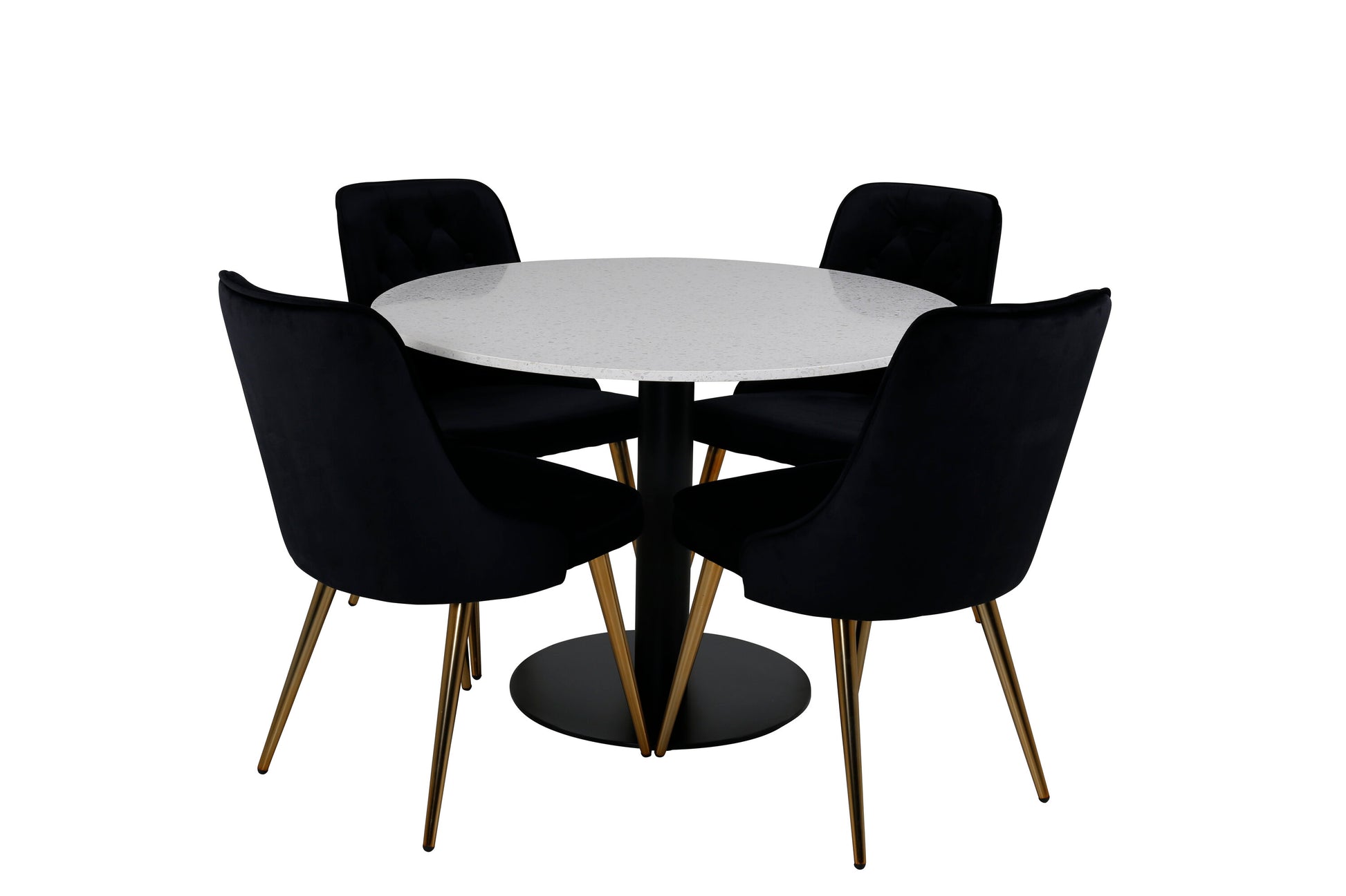 Razzia Matbord med Velvet Deluxe Stolarna Matgrupp