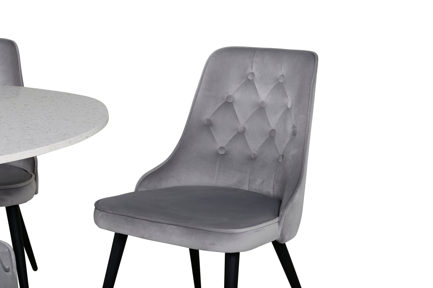 Razzia Matbord med Velvet Deluxe Stolarna Matgrupp