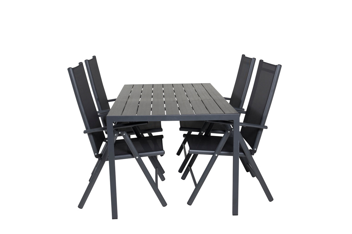 Break Matbord med Break Stolarna – Bord: 74x150x90 Stol: 62x107,5x55