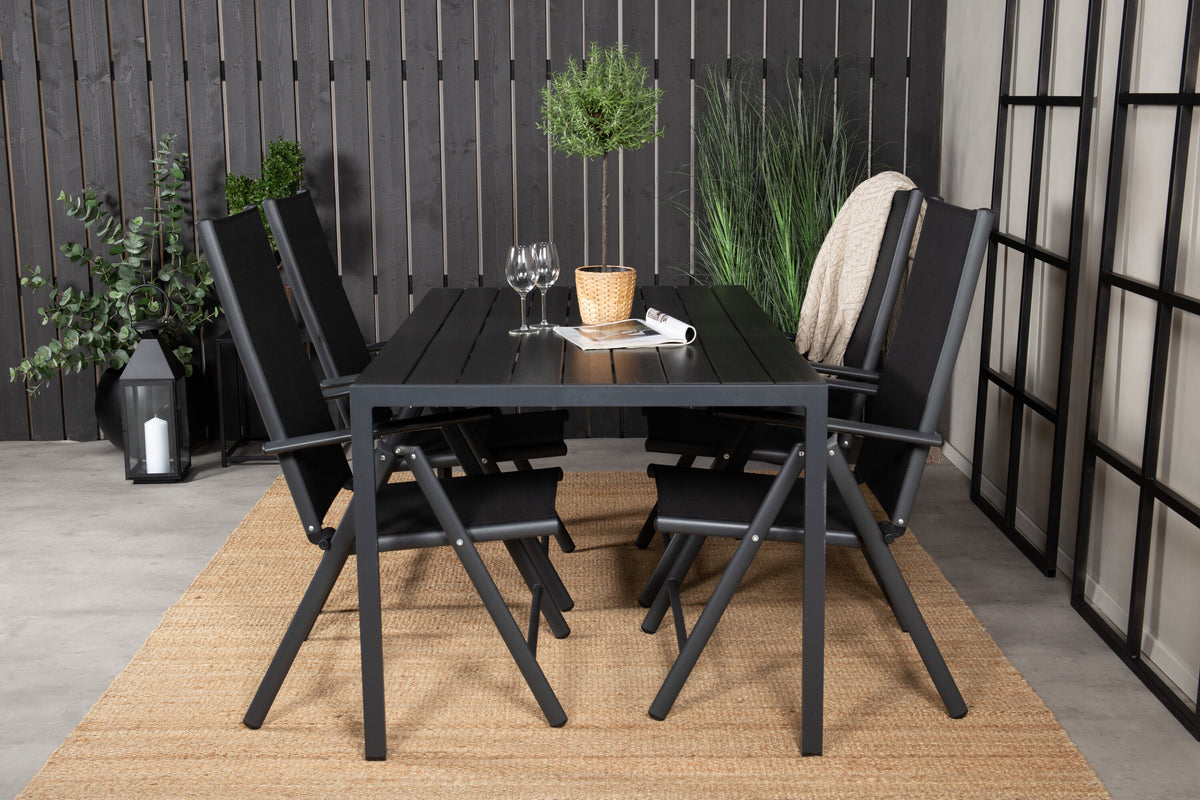 Break Matbord med Break Stolarna – Bord: 74x150x90 Stol: 62x107,5x55