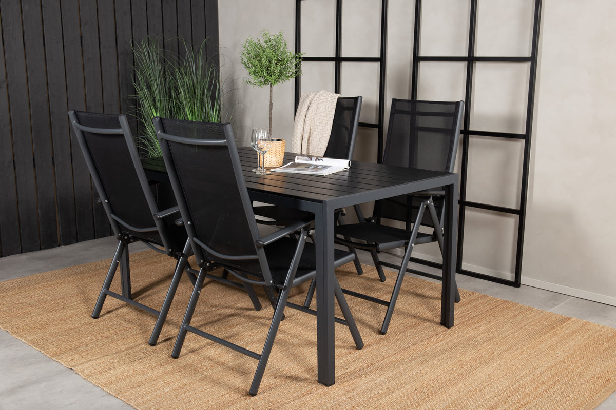 Break Matbord med Break Stolarna – Bord: 74x150x90 Stol: 62x107,5x55