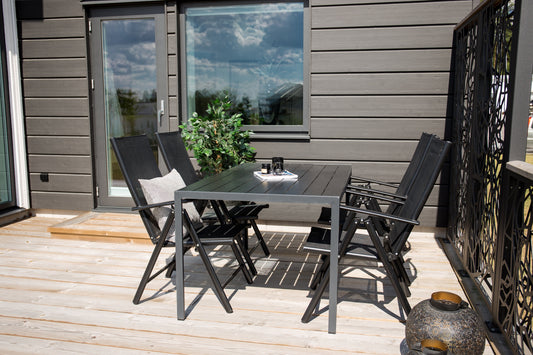 Break Matbord med Break Stolarna – Bord: 74x150x90 Stol: 62x107,5x55