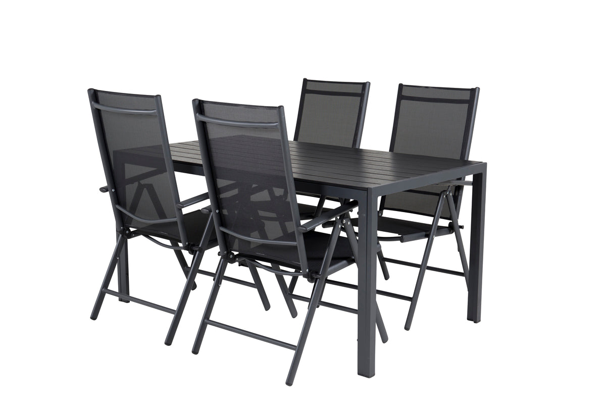 Break Matbord med Break Stolarna – Bord: 74x150x90 Stol: 62x107,5x55