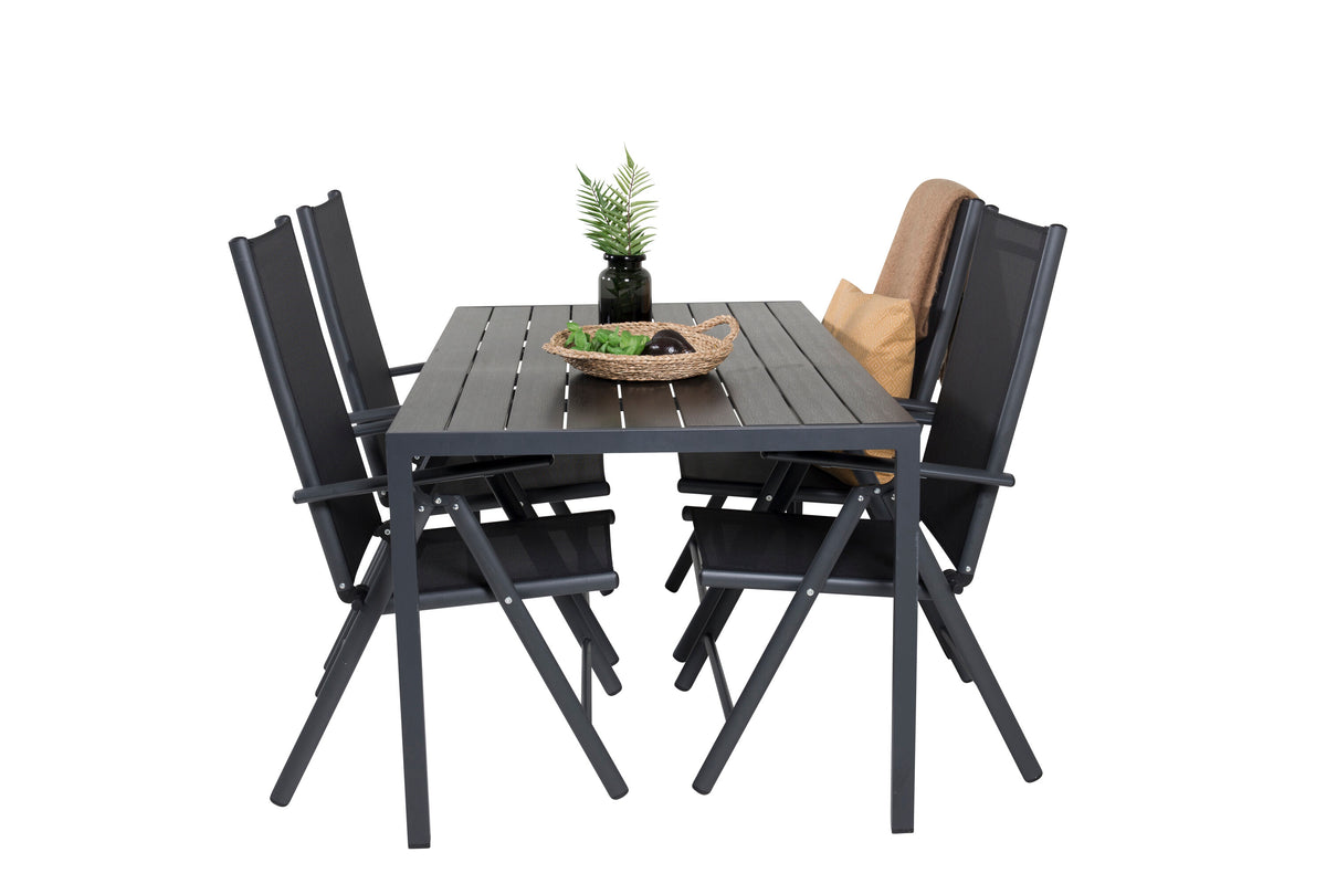 Break Matbord med Break Stolarna – Bord: 74x150x90 Stol: 62x107,5x55