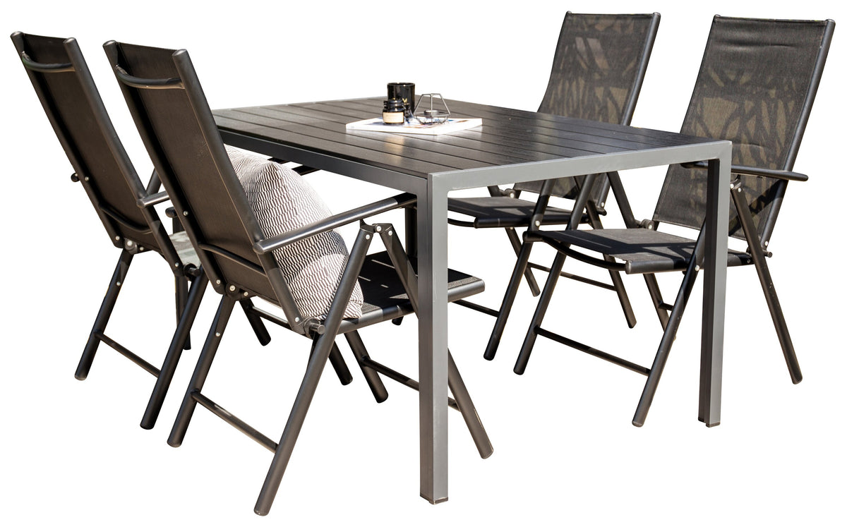 Break Matbord med Break Stolarna – Bord: 74x150x90 Stol: 62x107,5x55