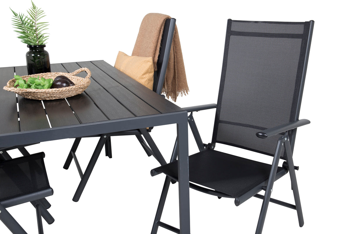 Break Matbord med Break Stolarna – Bord: 74x150x90 Stol: 62x107,5x55
