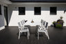 Marbella Matbord med Copacabana Stolarna – Bord: 74x160x100 Stol: 60,5x88x60