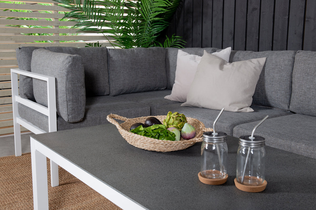 Soffgrupp Copacabana – Bord: 45x120x70 Soffa: D: 74 H: 65 W: 222x222