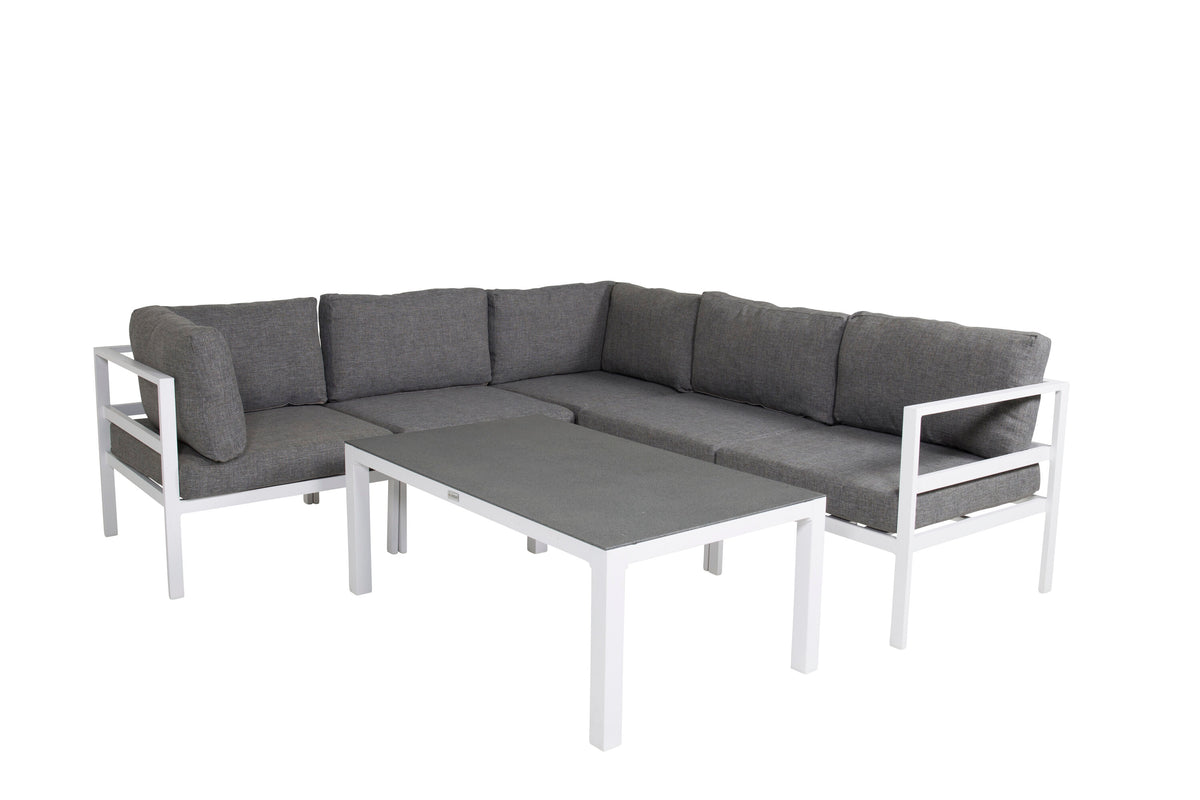 Soffgrupp Copacabana – Bord: 45x120x70 Soffa: D: 74 H: 65 W: 222x222