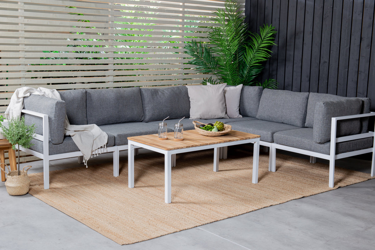 Soffgrupp Copacabana – Bord: 45x110x60 Soffa: D: 74 H: 65 W: 222x296
