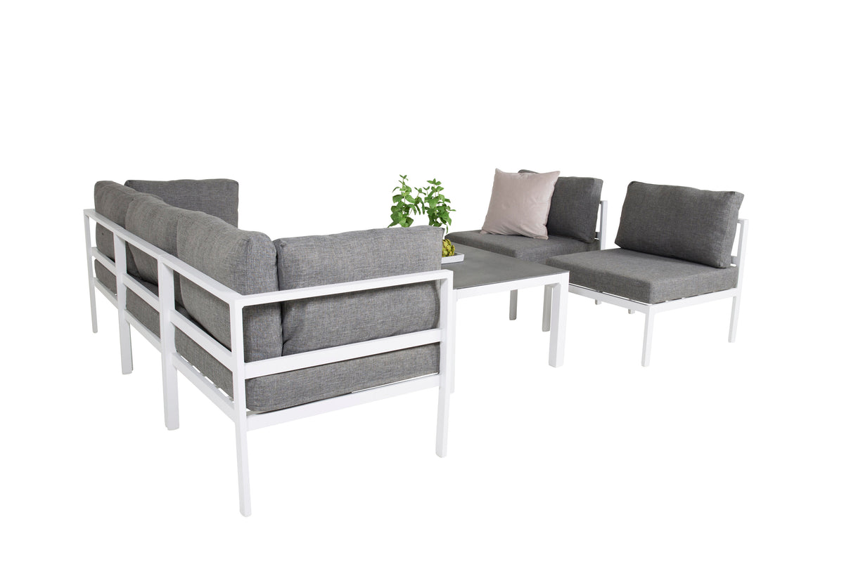 Soffgrupp Copacabana – Bord: 45x120x70 Soffa: D: 74 H: 65 W: 222x222