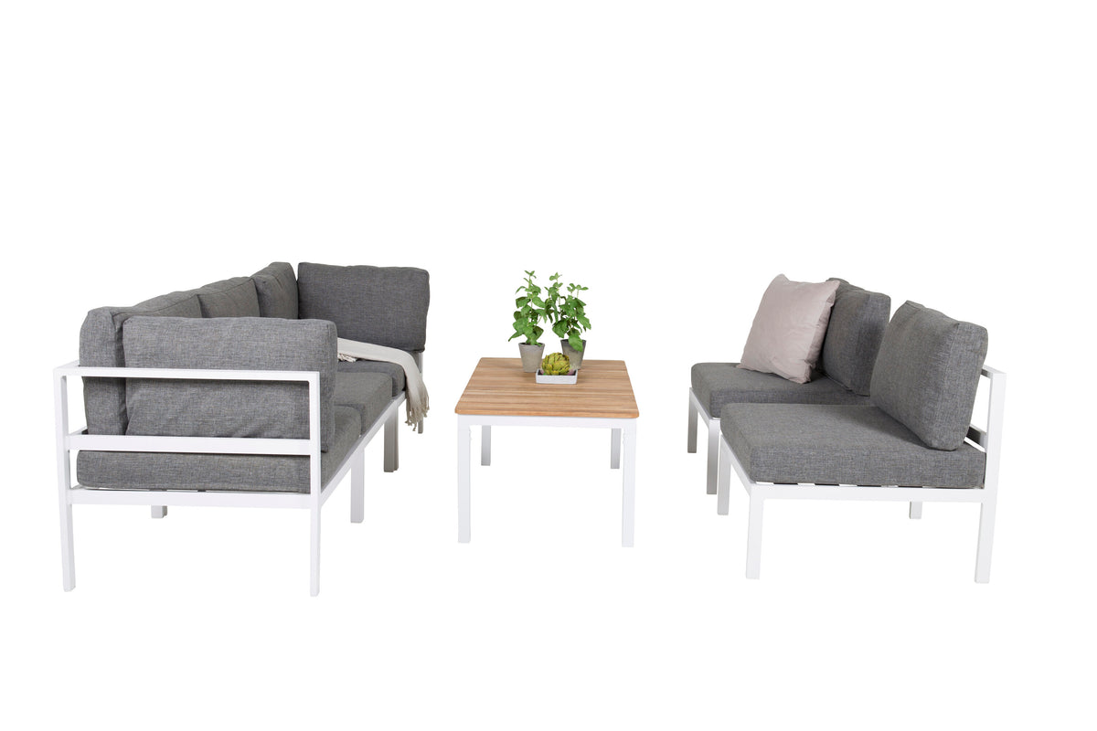 Soffgrupp Copacabana – Bord: 45x110x60 Soffa: D: 74 H: 65 W: 222x222