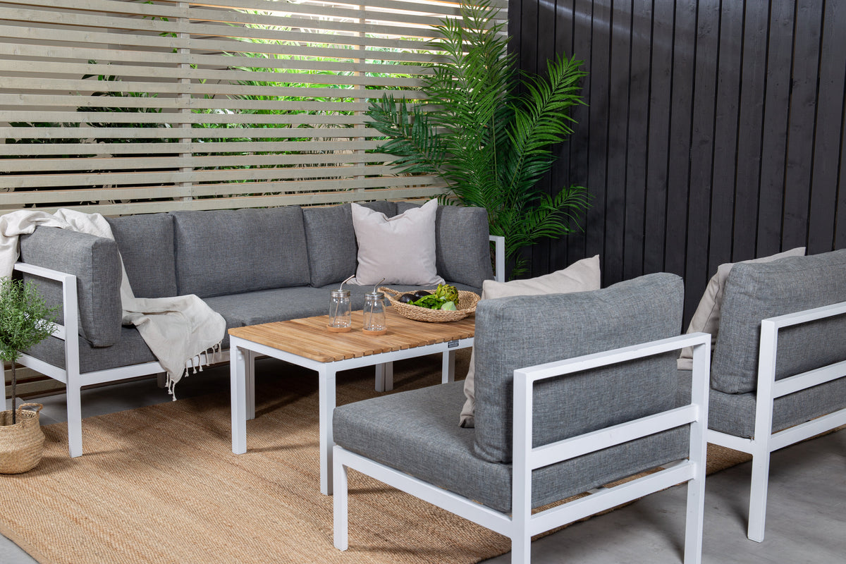 Soffgrupp Copacabana – Bord: 45x110x60 Soffa: D: 74 H: 65 W: 222x222