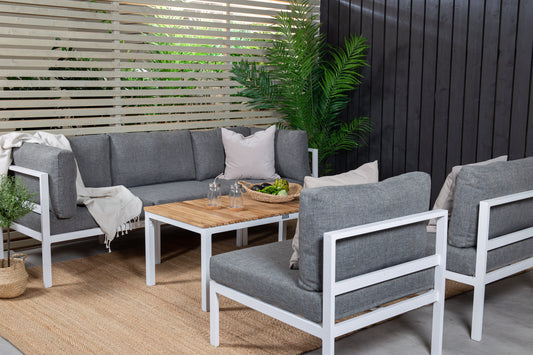 Soffgrupp Copacabana – Bord: 45x110x60 Soffa: D: 74 H: 65 W: 222x222