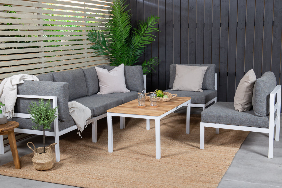 Soffgrupp Copacabana – Bord: 45x110x60 Soffa: D: 74 H: 65 W: 222x222