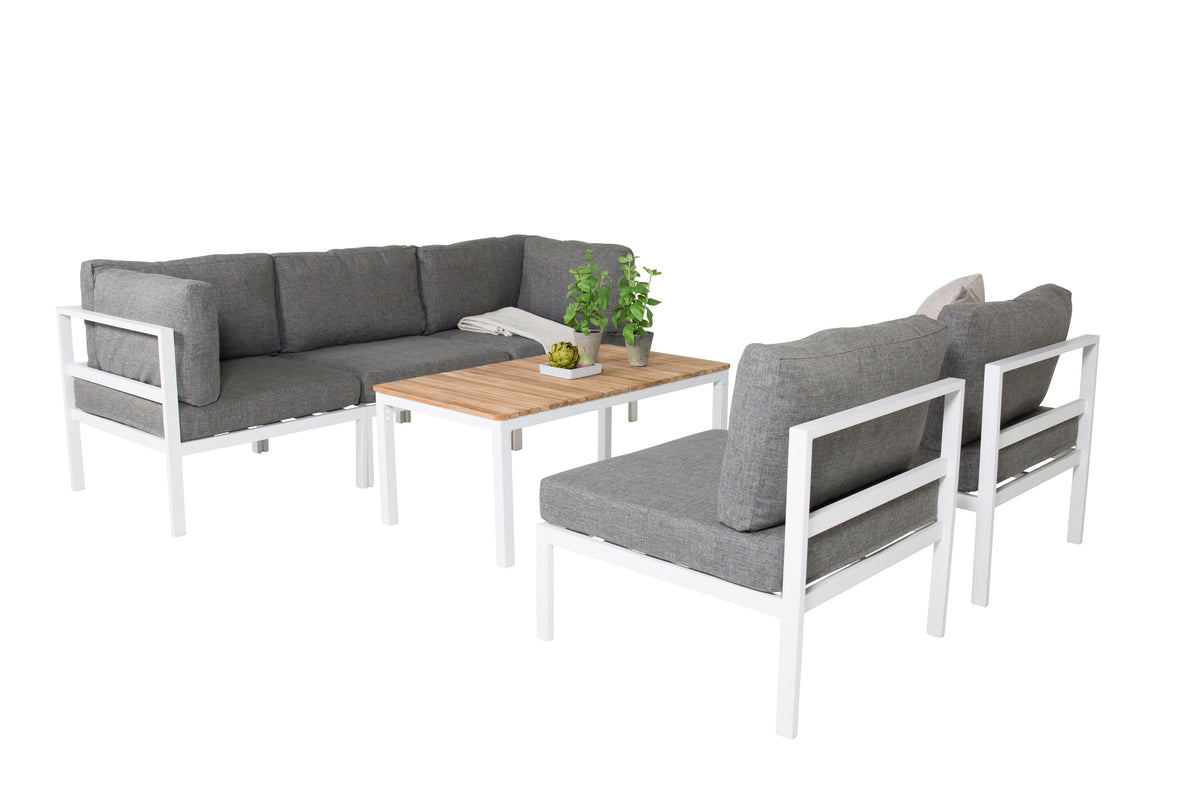 Soffgrupp Copacabana – Bord: 45x110x60 Soffa: D: 74 H: 65 W: 222x222