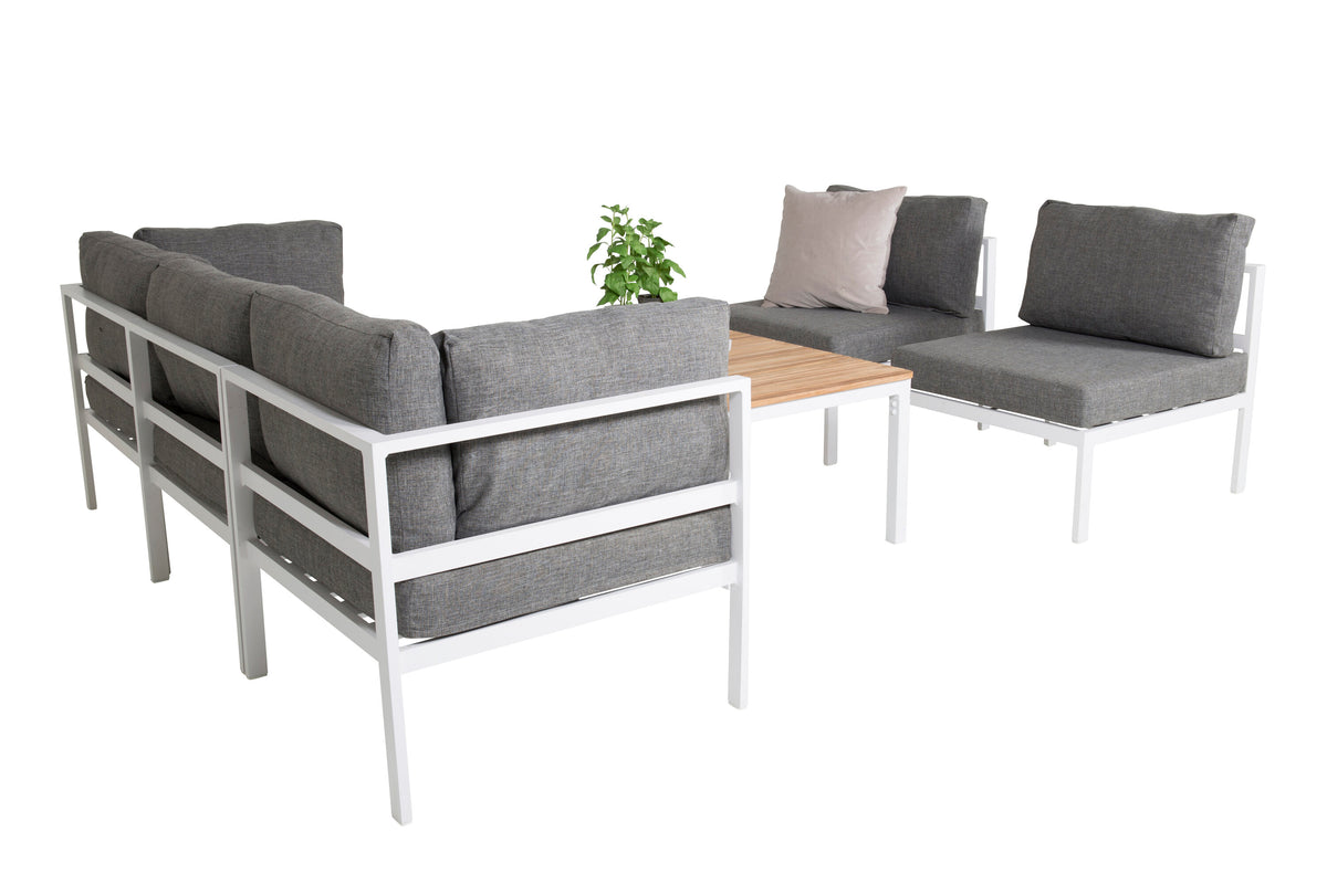 Soffgrupp Copacabana – Bord: 45x110x60 Soffa: D: 74 H: 65 W: 222x222