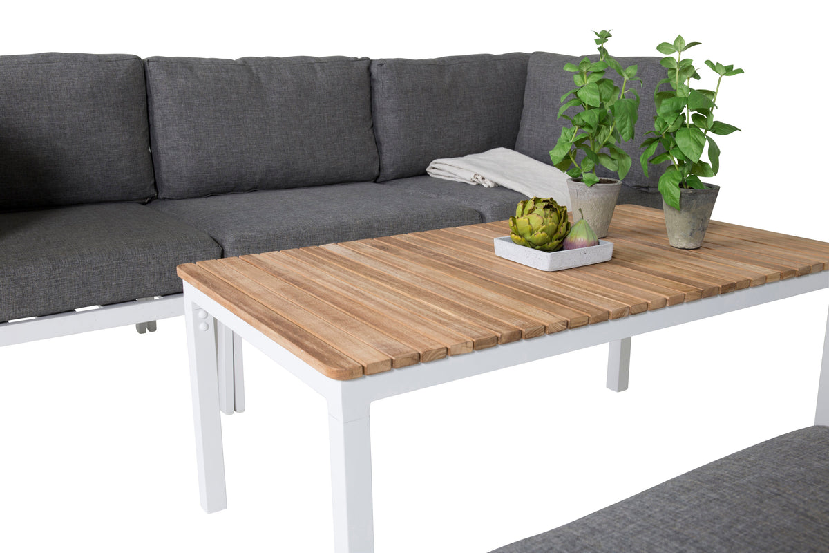 Soffgrupp Copacabana – Bord: 45x110x60 Soffa: D: 74 H: 65 W: 222x222