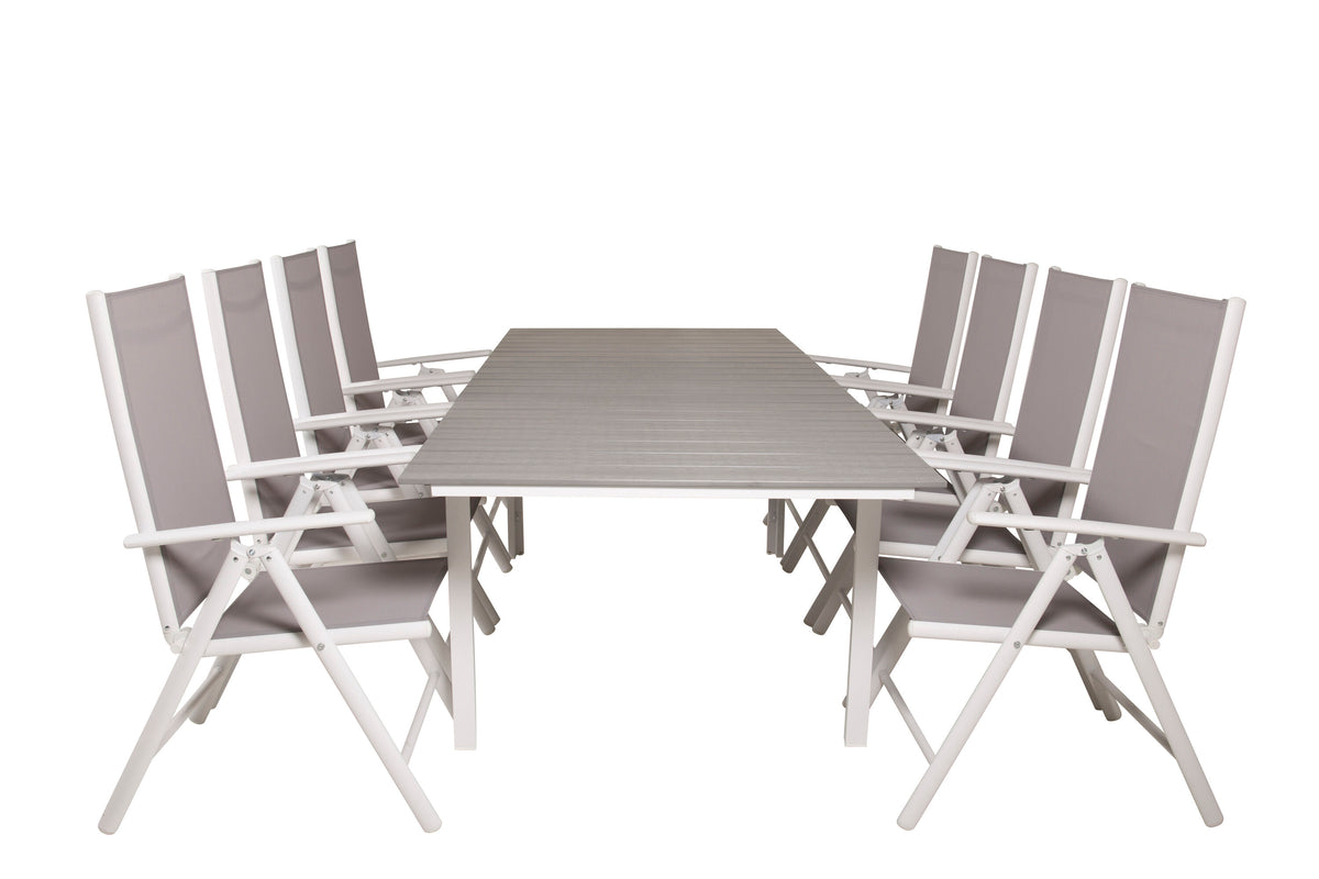 Levels Matbord med Break Stolarna – Bord: 75x160x100 Stol: 62x107,5x55